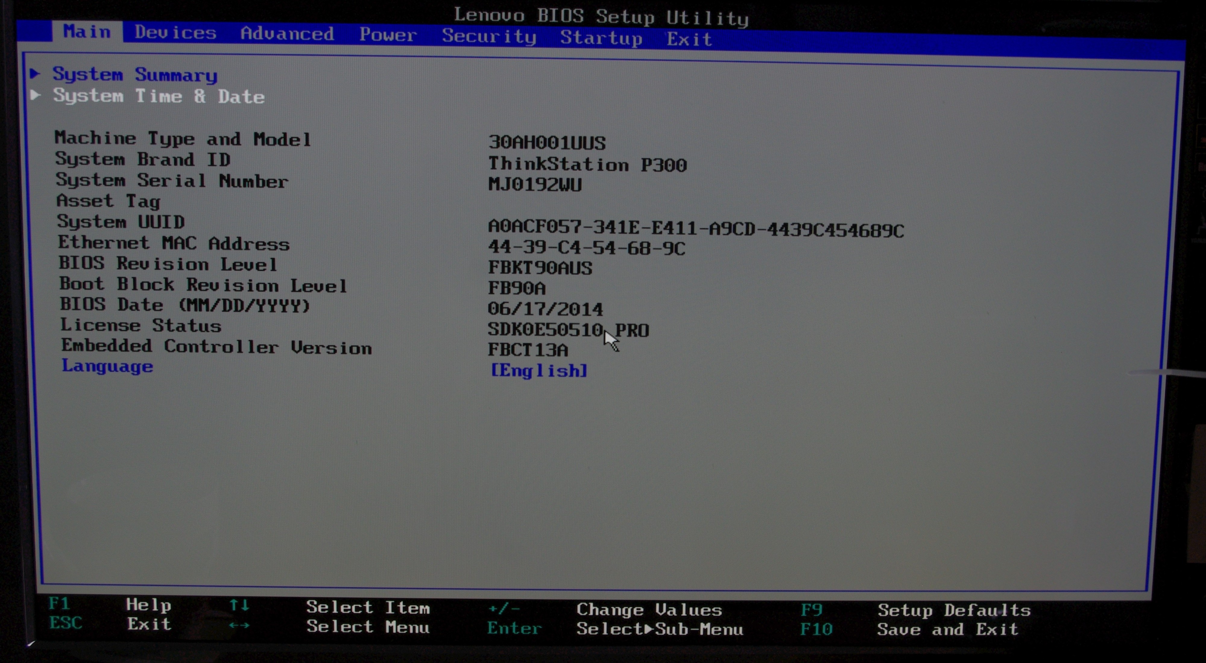 How To Update Serial Number In Bios Lenovo